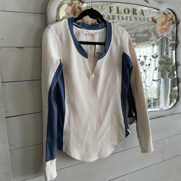 NWT Free People To The Wild Thermal / Ivory Combo - Picture 8 of 9